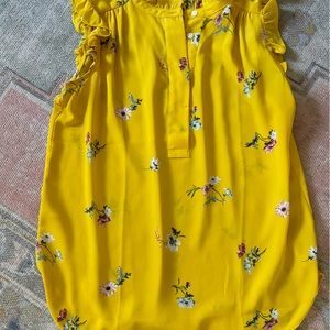 Loft sleeveless blouse size small